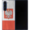 Poland Flag Distressed Galaxy Z Fold6 Skin